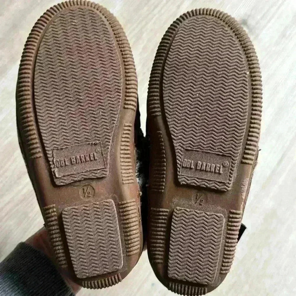 DBL Barrel warm indoor outdoor shoes in camouflage print size 1/2 boys - Picture 3 of 3